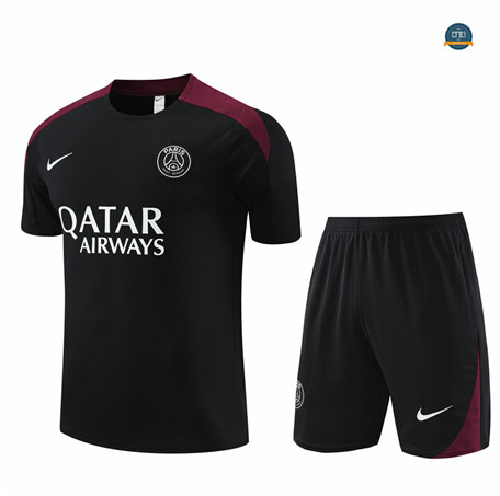 Cfb3 Camiseta Entrenamiento Paris Saint Germain Niño + Pantalón Corto Equipación negro 2024/2025