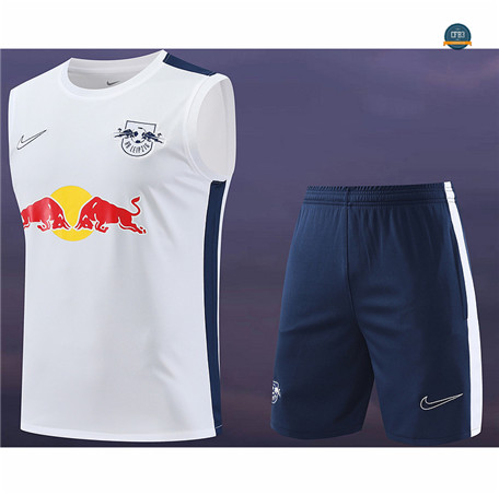 Cfb3 Camisetas Sin Mangs de Entrenamiento RB Leipzig Equipación Blanco 2024/2025