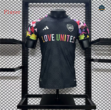 Cfb3 Camiseta Arsenal Player Equipación pre-match Entrenamiento Negro 2023/2024