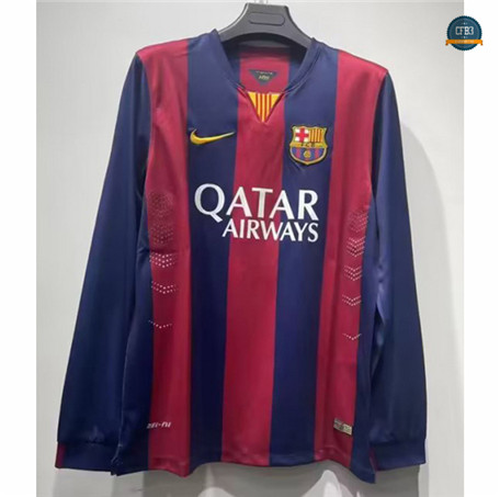 Cfb3 Camiseta Retro 2014-15 Barcelona 1ª Equipación Manga Larga