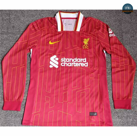 Cfb3 Camisetas Liverpool Rojo Manga Larga 2024/2025