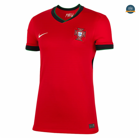 Camiseta futbol Portugal Mujer 1ª Equipación 2024/2025