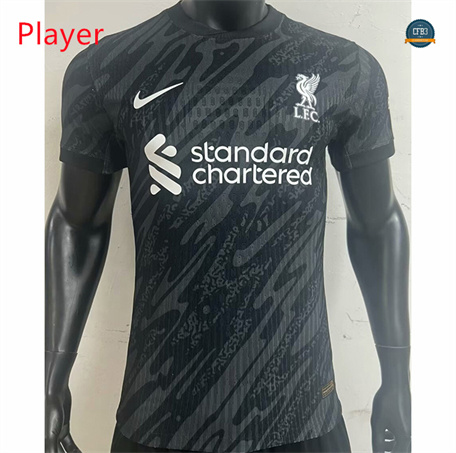 Camiseta futbol Liverpool Player Equipación Portero Negro 2024/2025