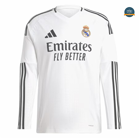 Camiseta futbol Real Madrid 1ª Equipación Manica lunga 2024/2025