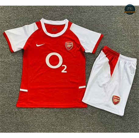 Cfb3 Camiseta Retro 2002-04 Arsenal Niño 1ª