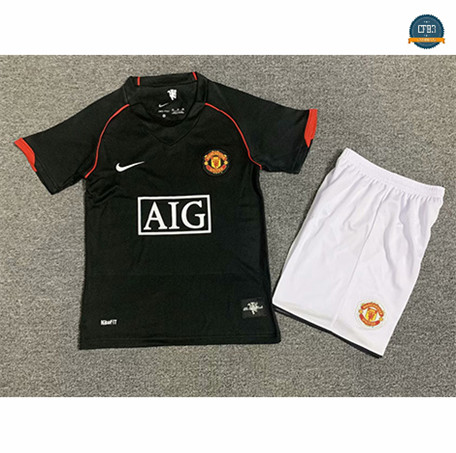 Cfb3 Camiseta Retro 2007-08 Manchester United Niño 2ª