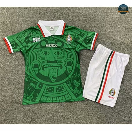 Cfb3 Camisetas Retro 1998 México Niño 1ª