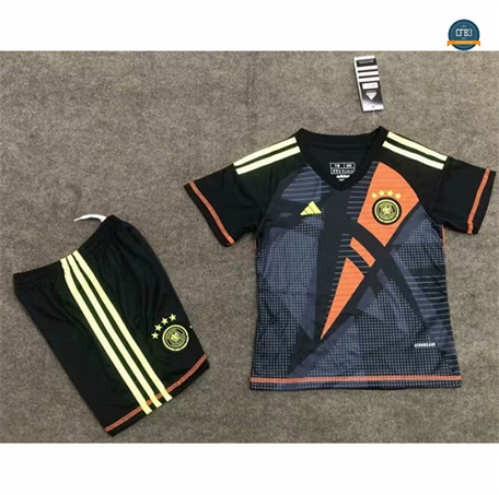 Camiseta Alemania Niño Equipación Portero Negro 2024/2025