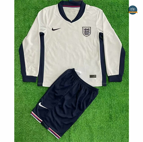 Camiseta Inglaterra Niño 1ª Equipación Manga Larga 2024/2025