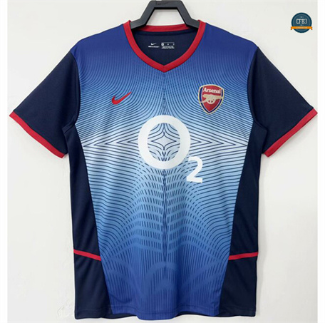 Camiseta Retro 2002-04 Arsenal 2ª Equipación