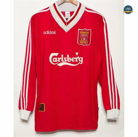 Camiseta Retro 1995-96 Liverpool 1ª Manga Larga Equipación