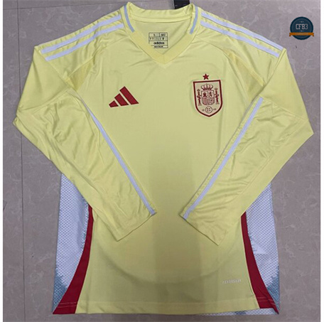 Cfb3 Camiseta futbol Espana Segunda Equipación Manga Larga 2024/2025