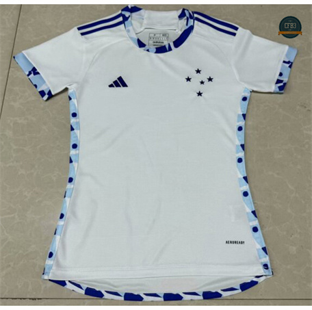 Cfb3 Camiseta futbol Cruzeiro Mujer Segunda Equipación 2024/2025