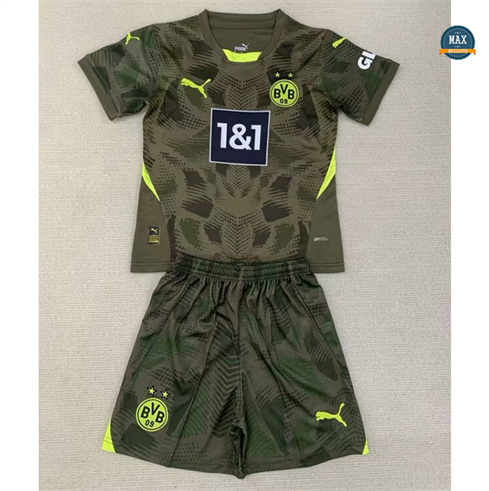 Cfb3 Camiseta futbol Borussia Dortmund Niño Portero Equipación Verde 2024/2025