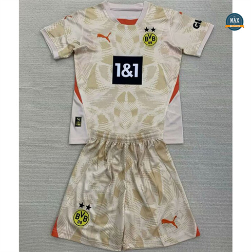 Cfb3 Camiseta futbol Borussia Dortmund Niño Portero Equipación Amarillo 2024/2025