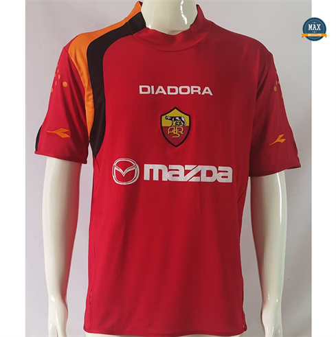 Cfb3 Camiseta futbol Retro 2004-05 AS Roma Primera Equipación