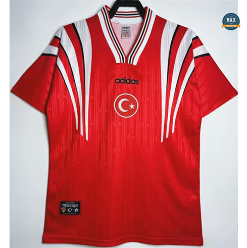 Cfb3 Camiseta futbol Retro 1996 Turkey Primera Equipación
