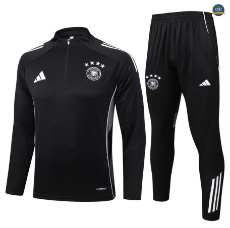 Ofertas Chándal Fútbol Alemania Equipación negro/Blanco 2025/2026