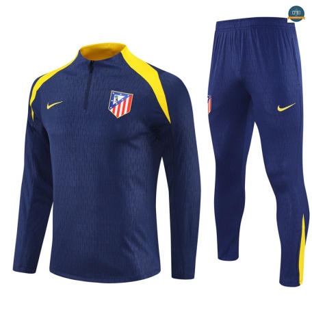 Outlet Chándal Fútbol Atletico Madrid Equipación Azul marino/amarillo 2025/2026