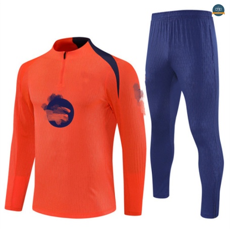 Diseñar Chándal Fútbol Barcelona Equipación Naranja/Azul marino 2025/2026