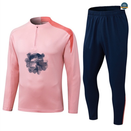 Diseño Chándal Fútbol Barcelona Equipación Rosa/Azul 2025/2026