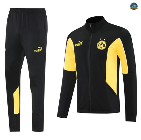 Venta Chaqueta Chándal Fútbol Borussia Dortmund Equipación negro/amarillo 2025/2026