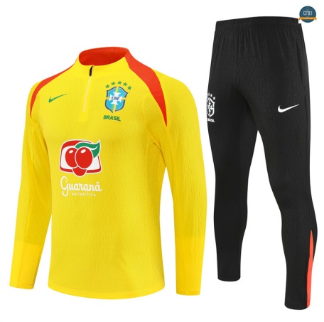 Ofertas Chándal Fútbol Brasil Equipación amarillo/negro/Naranja 2025/2026