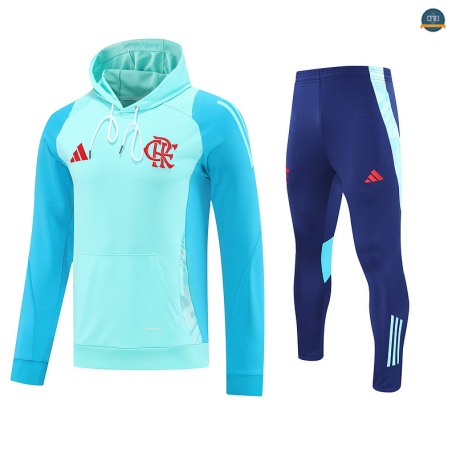 Tailandia Sudadera con Capucha Flamengo Equipación verde/Azul 2025/2026