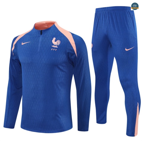 Tienda Chándal Fútbol Francia Equipación Azul/Rosa 2025/2026