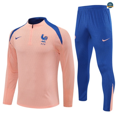 Outlet Chándal Fútbol Francia Equipación Rosa/Azul 2025/2026