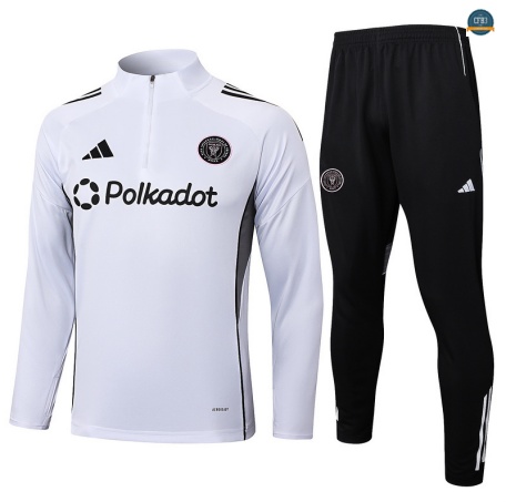 Tienda Chándal Fútbol Inter Miami Equipación Blanco/negro 2025/2026