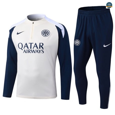 Diseño Chándal Fútbol Inter Milan Equipación albaricoque/Azul marino 2025/2026