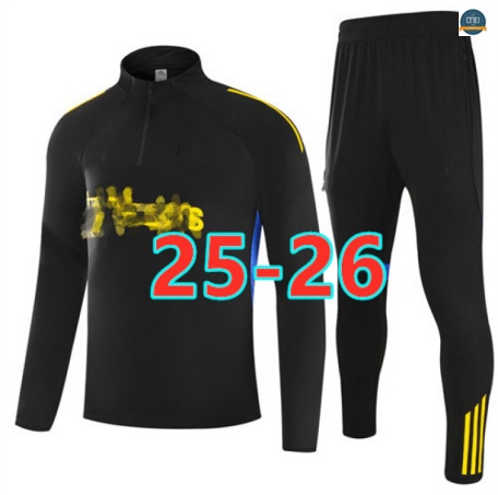 Buscar Chándal Fútbol Manchester United Equipación negro/amarillo 2025/2026