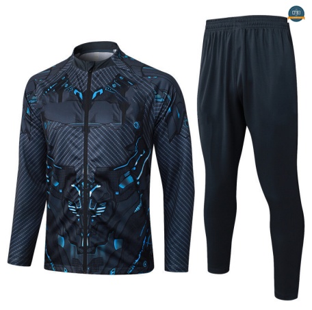 Ofertas Chaqueta Chándal Fútbol Napoli Equipación Gris oscuro 2025/2026