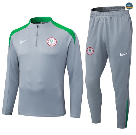 Crear Chándal Fútbol Nigeria Equipación Gris/verde/Blanco 2025/2026