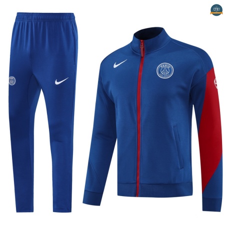 Venta Chaqueta Chándal Fútbol Paris Saint Germain Equipación Azul/rojo 2025/2026