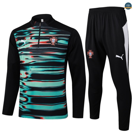 Venta Chándal Fútbol Portugal Equipación negro/verde/Blanco 2025/2026