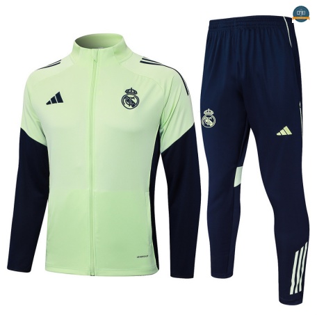Replicas Chaqueta Chándal Fútbol Real Madrid Equipación verde/Azul marino 2025/2026