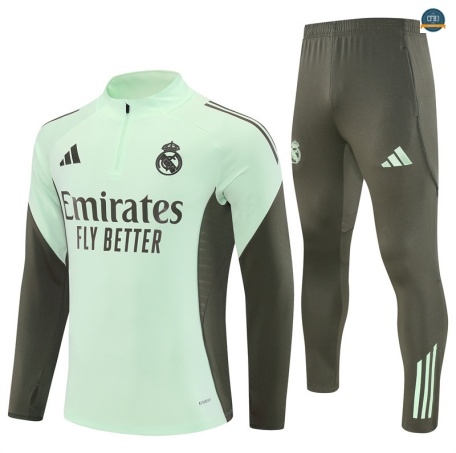 Diseño Chándal Fútbol Real Madrid Equipación verde 2025/2026