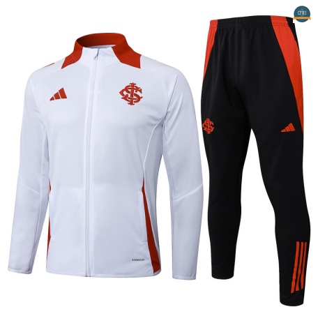 Tienda Chaqueta Chándal Fútbol SC Internacional Equipación Blanco/negro/rojo 2025/2026