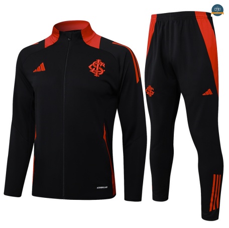 Outlet Chaqueta Chándal Fútbol SC Internacional Equipación negro/rojo 2025/2026
