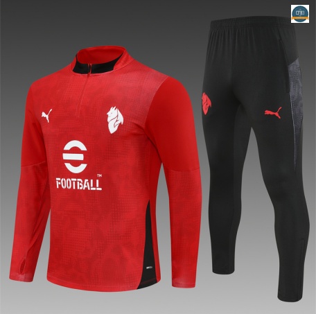 Buscar Chándal Fútbol AC Milan Enfant Equipación rojo/negro 2025/2026