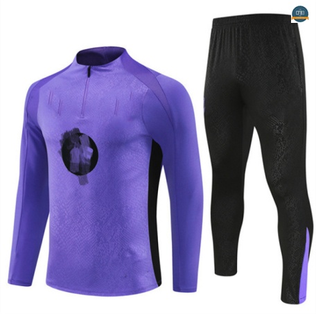 Nuevas Chándal Fútbol Barcelona Enfant Equipación Violeta/negro 2025/2026