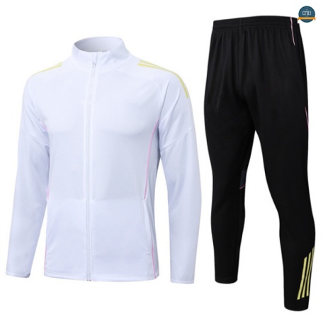 Replicas Chaqueta Chándal Fútbol Juventus Enfant Equipación Blanco 2025/2026