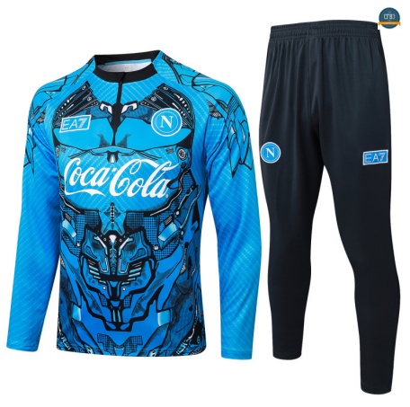 Nuevas Chándal Fútbol Napoli Enfant Equipación Azul/negro 2025/2026