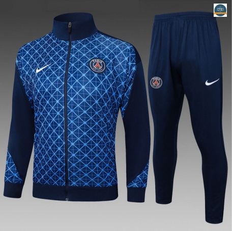 Replicas Chaqueta Chándal Fútbol Paris Saint Germain Enfant Equipación Azul marino 2025/2026