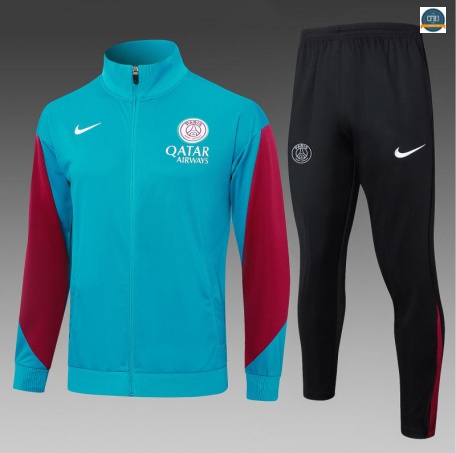Tailandia Chaqueta Chándal Fútbol Paris Saint Germain Enfant Equipación rojo/Azul 2025/2026
