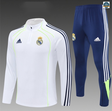 Crear Chándal Fútbol Real Madrid Enfant Equipación Blanco/Azul/verde 2025/2026