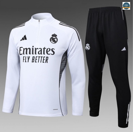 Hacer Chándal Fútbol Real Madrid Enfant Equipación Blanco/negro 2025/2026