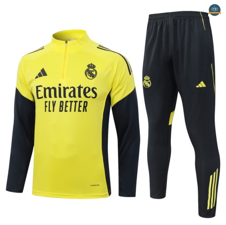 Tienda Chándal Fútbol Real Madrid Enfant Equipación amarillo/negro 2025/2026